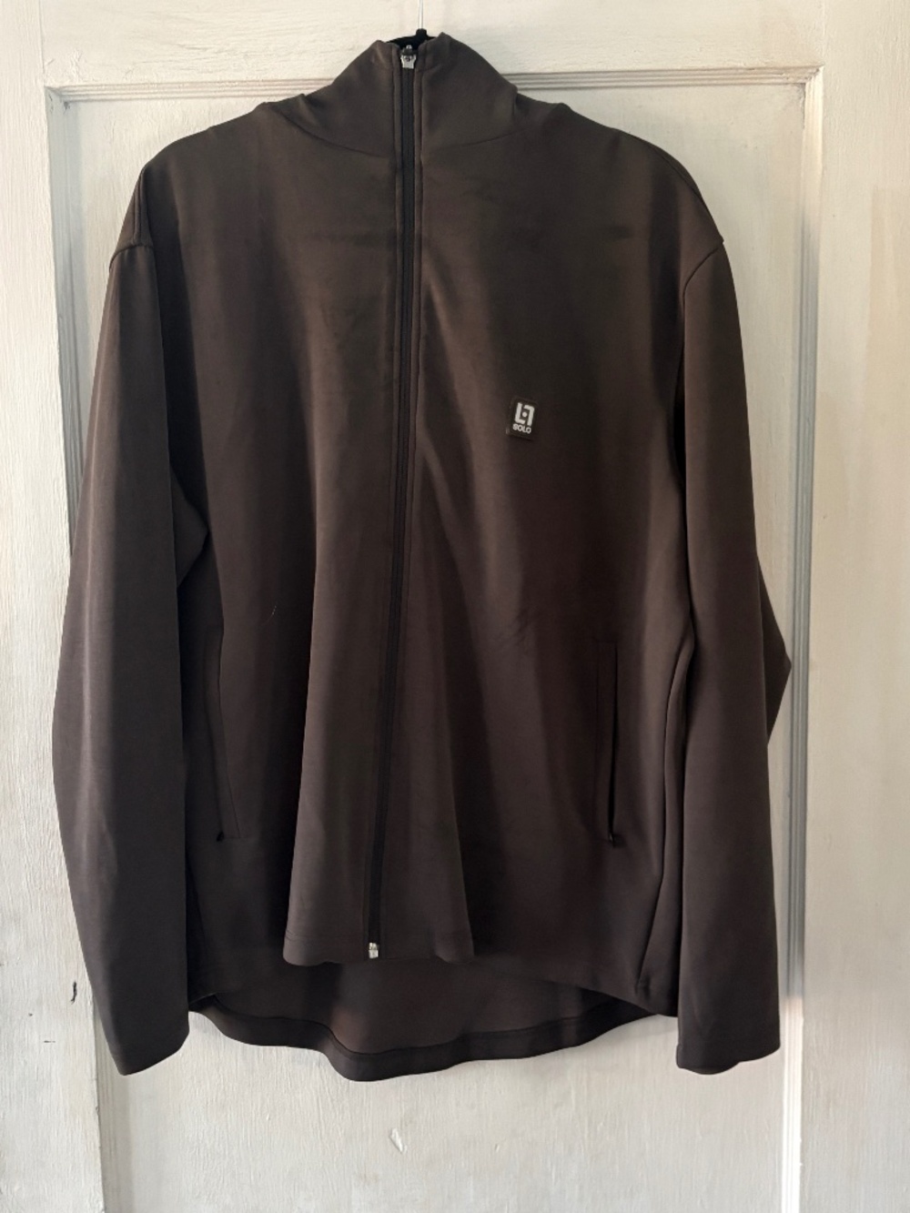 SOLO GOLF CO - BLACK ZIP UP HOODIE